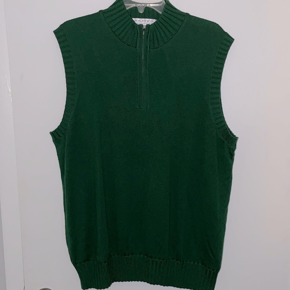 Martin Timeless as the Game Other - Vintage Martin Timeless as the Game green sleeveless sweater vest Italian Merino